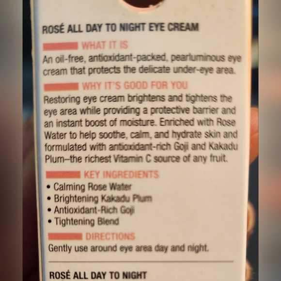 Physicians Formula Rose All Day to Night Eye Cream - Picture 2 of 3